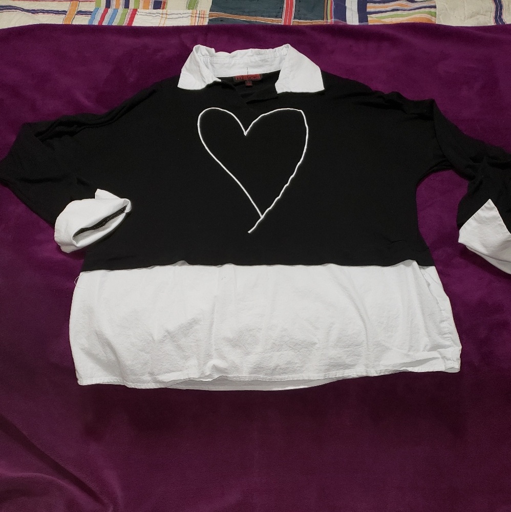 Cute heart top